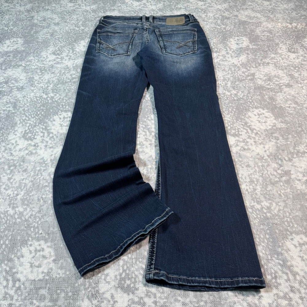 BKE Fulton Bootleg Jeans Mens 31R Dark Wash Blue Y2K Baggy Skater Grunge